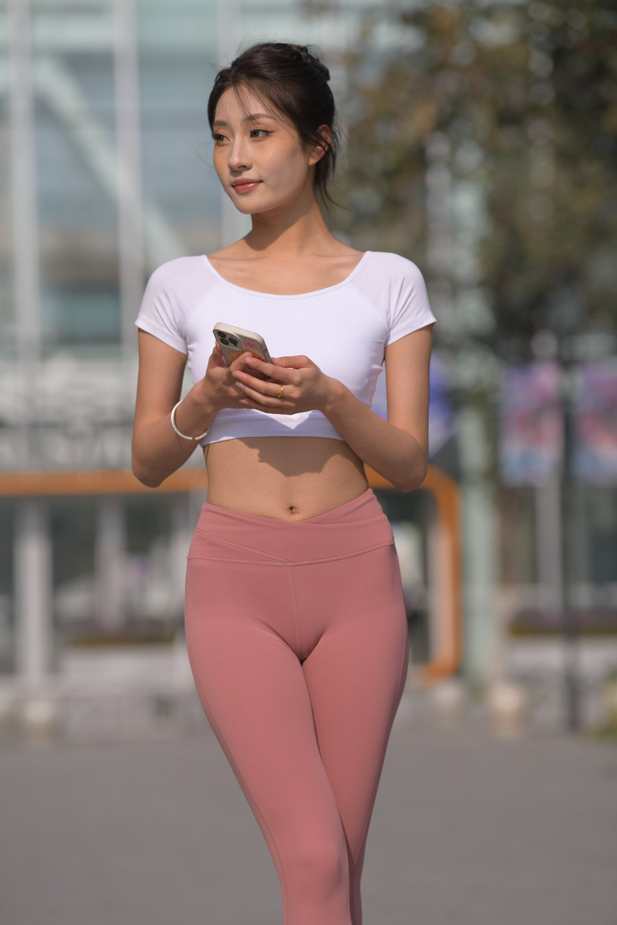 图片[1]-粉红色瑜伽裤女孩J4915 583P1V-26.4GB-博拾图库