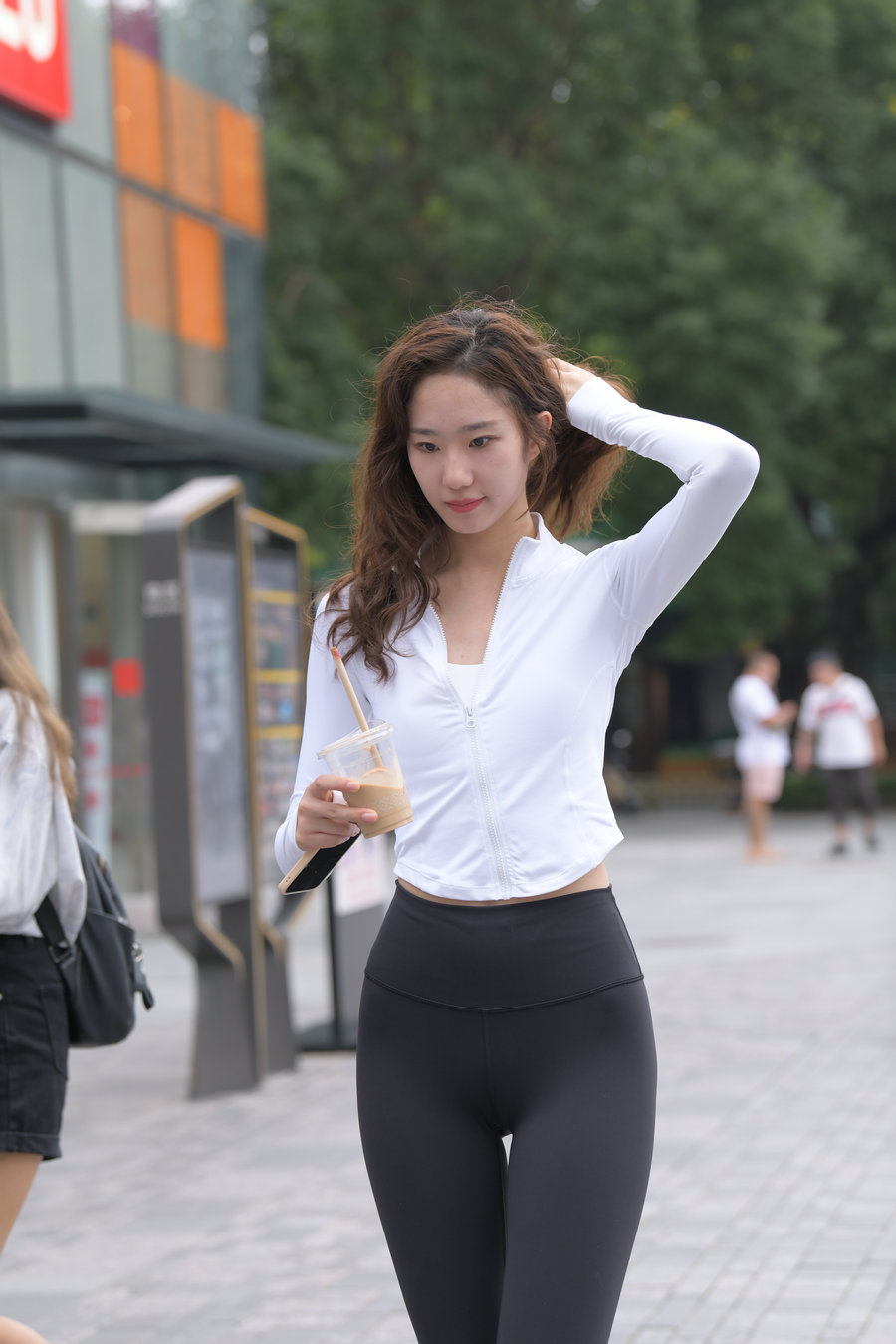 图片[3]-像刘亦菲的黑色瑜伽裤女孩J2237 340P1V-14.8GB-博拾图库