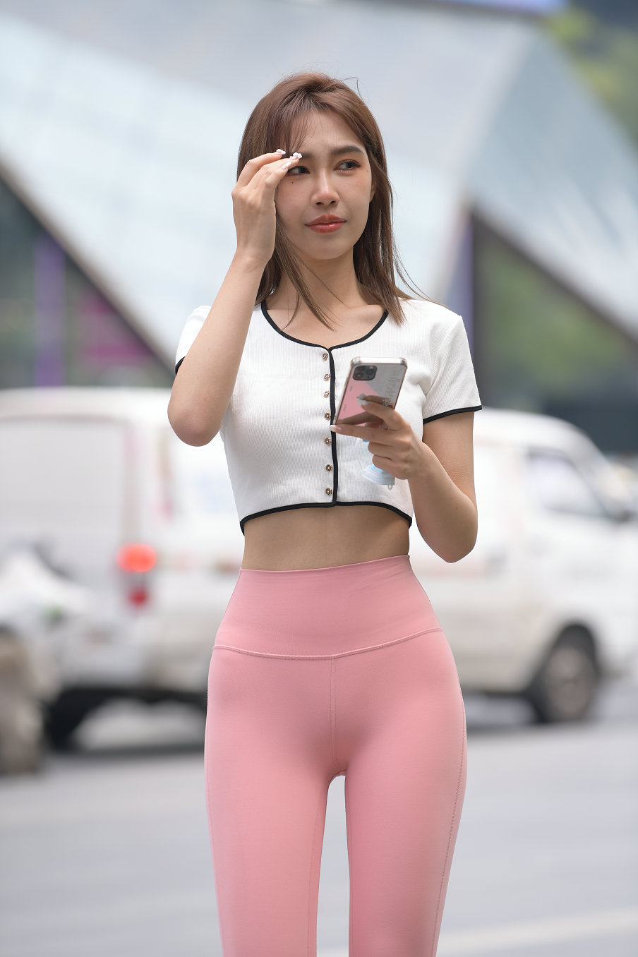 图片[2]-街拍粉色瑜伽裤女孩J2900 645P1V-20.7GB-博拾图库