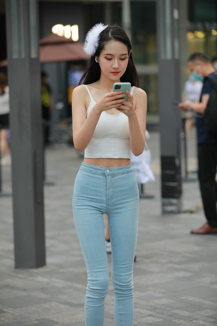 图片[3]-非常漂亮的牛仔裤女孩 J2144 98P1V-1.92GB-博拾图库