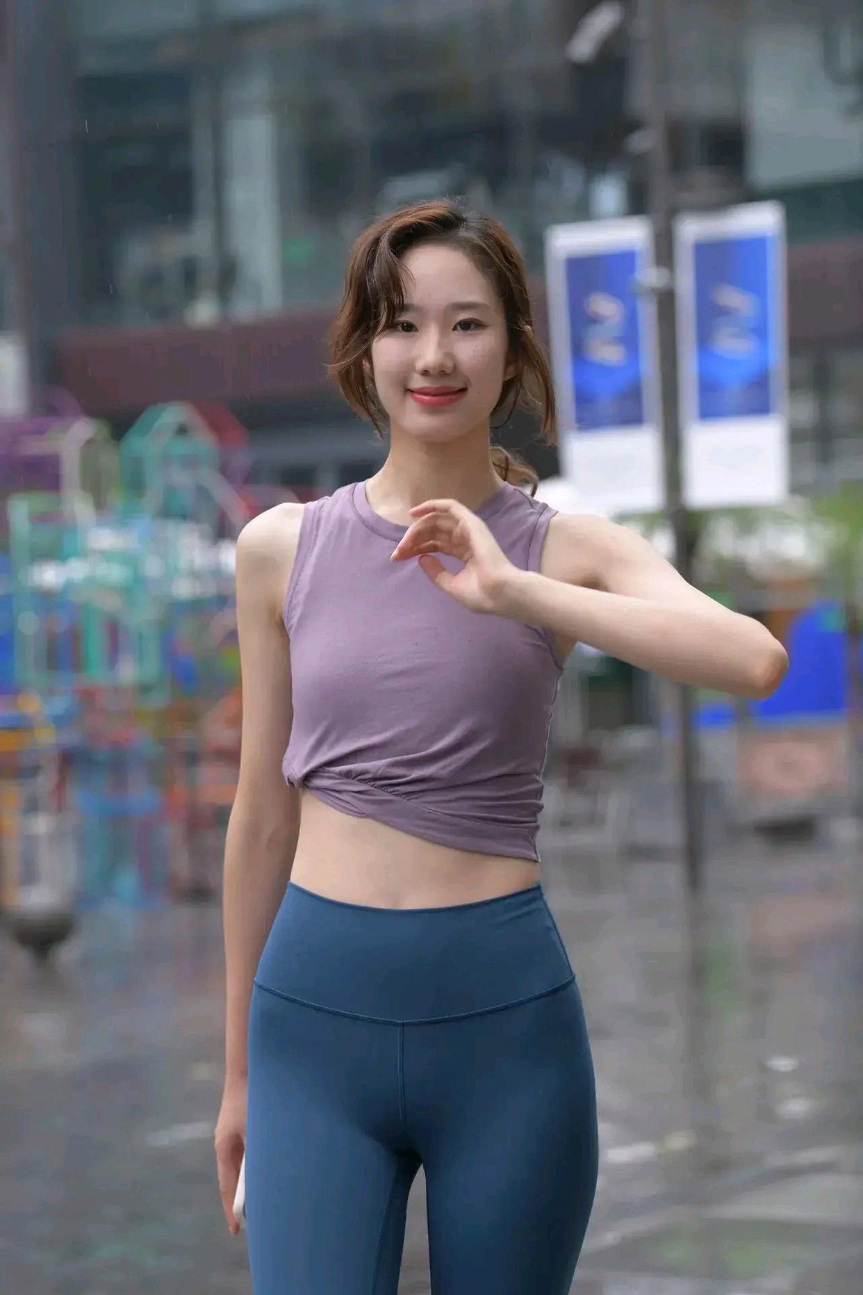 图片[2]-像刘亦菲的蓝色瑜伽裤姑娘J2234 552P1V-20.5GB-博拾图库