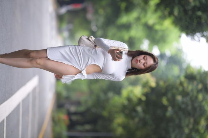 非常精致的侧边裙姑娘，忒好看了！【299P】00017-博拾图库