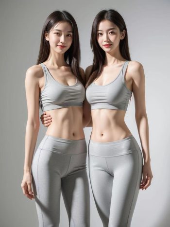图片[9]-AI瑜伽裤清纯妹子系列图-博拾图库