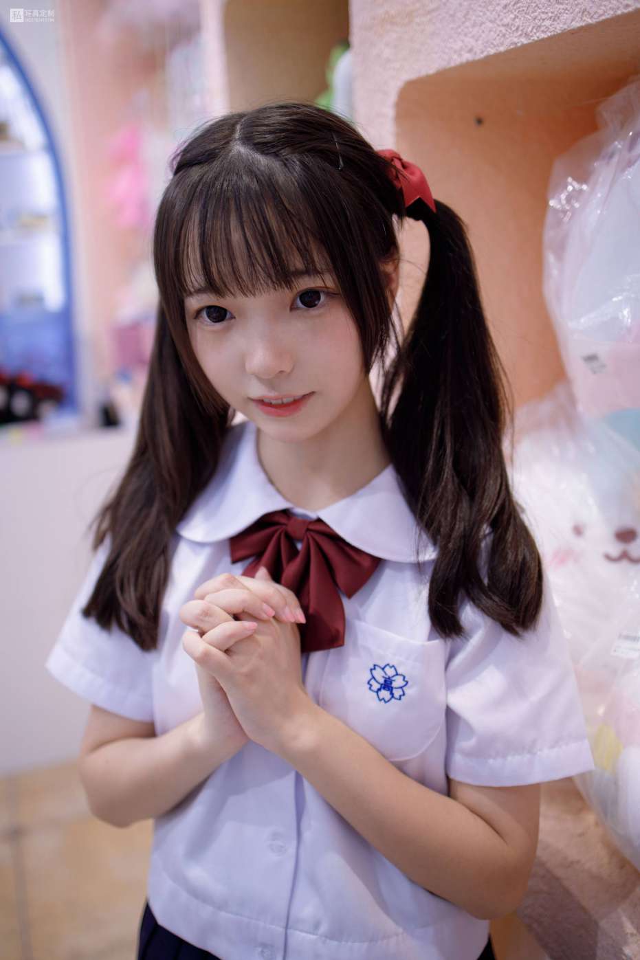 图片[4]-眼神好清澈的双马尾白丝女孩【75P】20019-博拾图库